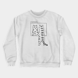 Cat Cafe Crewneck Sweatshirt